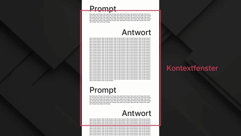 Wenn der Prompt aus dem Kontextfenster fällt